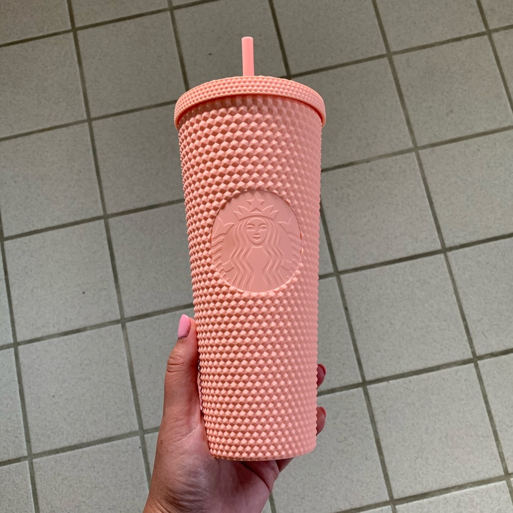 Starbucks Matte Pink Studded Tumbler